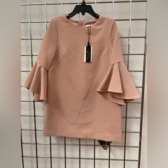 MILLY MINIS NICOLA DRESS IN BLUSH - Picture 1 of 7